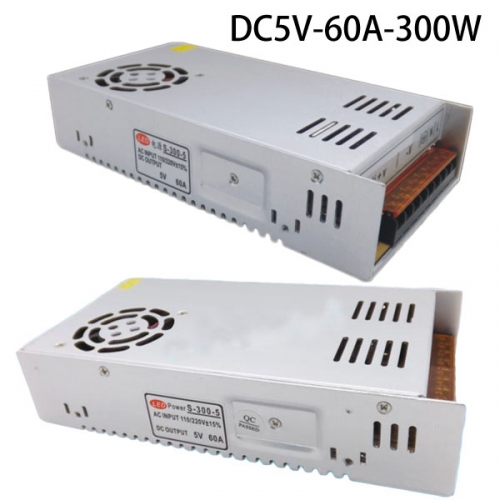 DC5V 60A 300 watts switching power supply