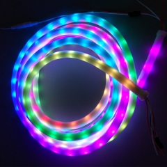 DC12V/60 LEDs 360 degree light emitting ws2811 Pixel milky LED tape