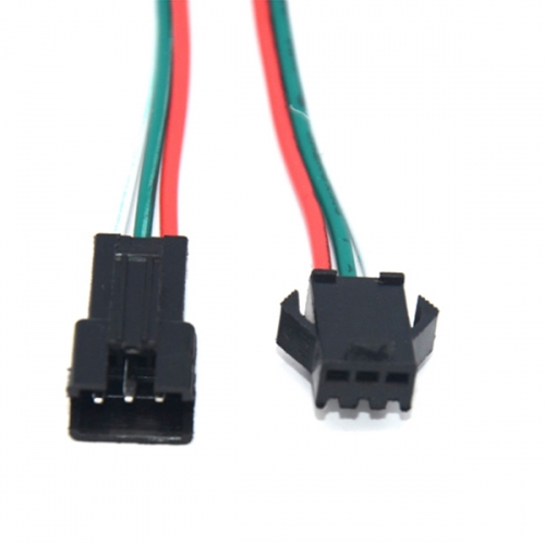 ws2811 ws2812b 3 PIN male female LED connector