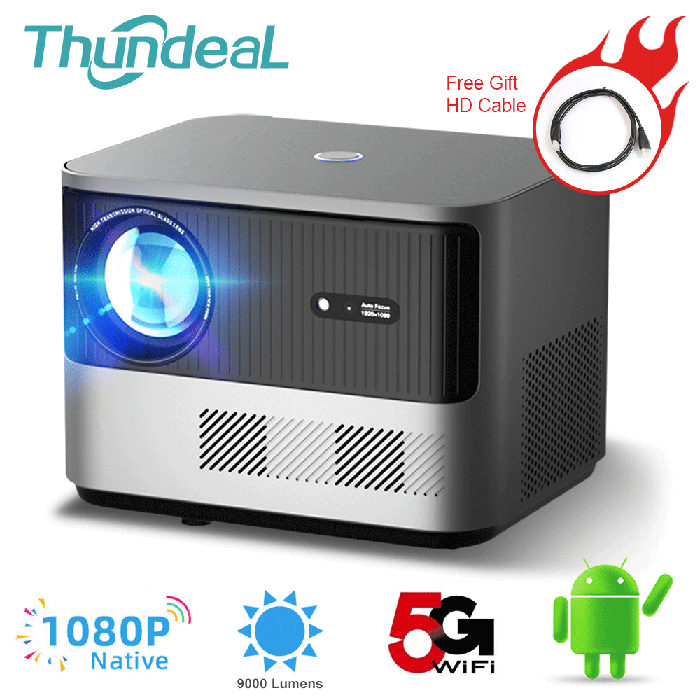 ThundeaL TDA6 Full HD Projector 1080P 2K 4K Video Home Theater Auto ...