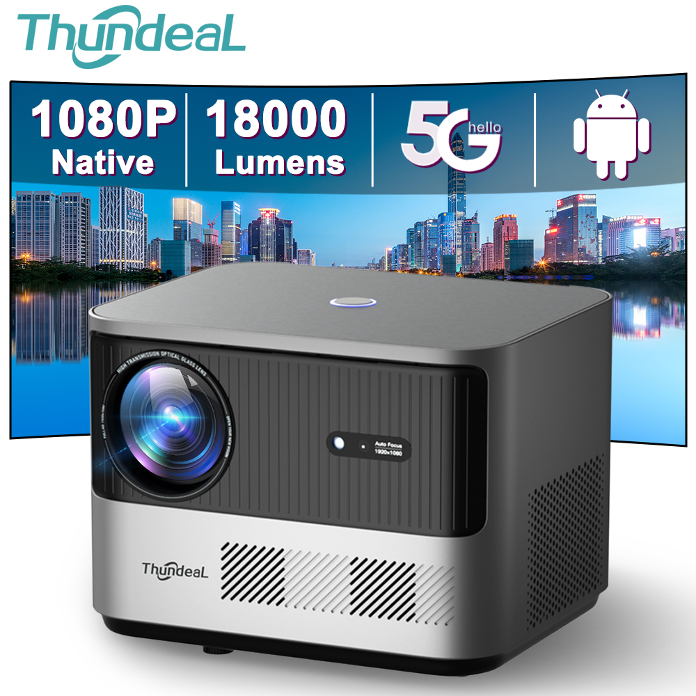 ThundeaL TDA6 Full HD Projector 1080P 2K 4K Video Home Theater Auto ...