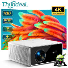 ThundeaL 2K 4K Full HD 1080P Projector TDA7W 2G 32G Android 13 WiFi 6 Home Theater TDA7 Beam Projector for Outdoor Meeting Video