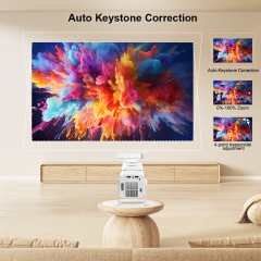ThundeaL 4K Full HD Projector FHD TD80W Android WiFi 3D Home Theater TD80 Portable Beam Projector Meeting Video Movie PK HY320