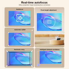 ThundeaL Portable Full HD Projector TD85W TD85SE Beam Projector Android WiFi Home Theater Mini Projector TD85 2K 4K Video Movie