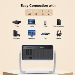 ThundeaL TD85W 4K Android Projector Full HD 1080P WIFI Auto Focus TD85 Home Theater Beam Projector for Movie Meeting Video