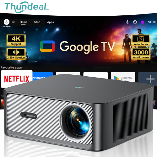 ThundeaL TD98 Pro Official Licensed Google Android TV ATV Full HD 1080P Projector 4K Video WIFI TD98Pro Home Theater Projector