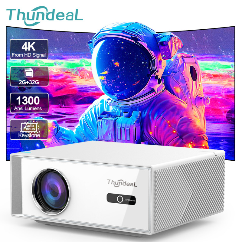 ThundeaL TD95W Android Projector Full HD 1080P WiFi 2K 4K Home Cinema Portable Smart TV Video Movie Meeting Led TD95 Projecter
