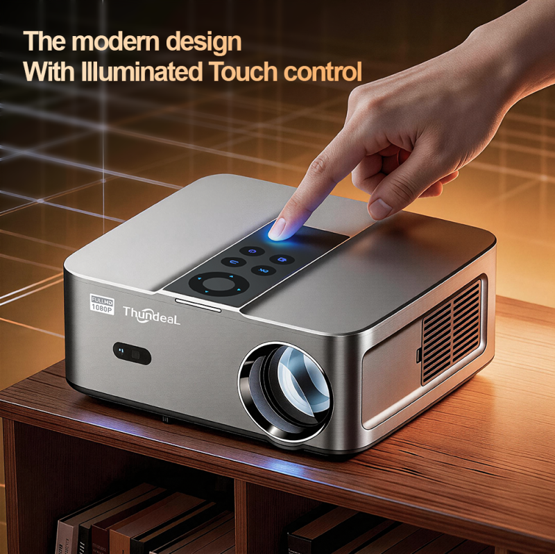 ThundeaL Full HD 1080P 4K Projector TD98W Mini Portable Android WiFi 2G 32G TD98 Mini Beam Projector 3D TV Home Theater Cinema