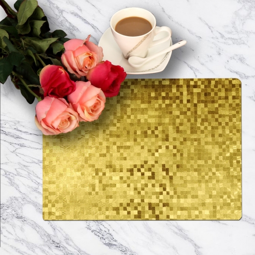 EVA embossed gold placemat, EVA gold placemat