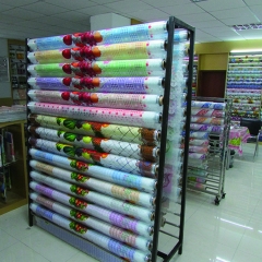 PVC printed cheap round tablecloth in roll factory