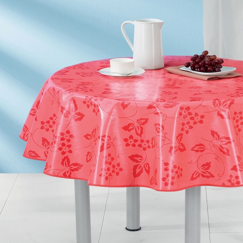 PVC with non woven beautiful table skirt/bar table skirt factory