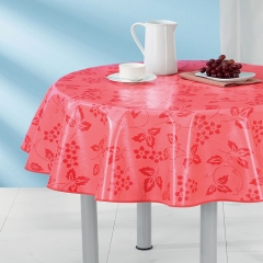 european table cloth PEVA with nonwoven backing