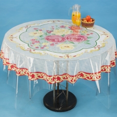 PVC Independent Round Transparent Tablecloth