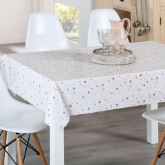 hot sale white PVC double sides print table cloth in rolls double layer table cloth