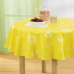 PEVA with non woven plastic round tablecloth, the tablecloth, wedding round tablecloth