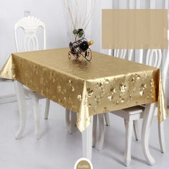 new design PVC embossed decorative plastic tablecloths