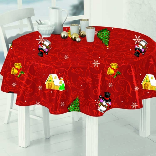 Walmart Table Square Christmas Plastic Tablecloth
