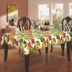 PVC chinese tablecloth with nonwoven backing factory