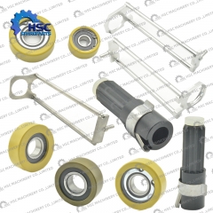 Spare parts for machinery such as filling machines, bottle blowing machines, bottle washing machines, and labeling machines.