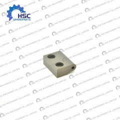 CNC Machined Aluminum Guide Block for Krones Sidel KHS Beverage Bottling Line Spare Parts
