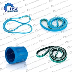 Blue Foam Coated PU Timing Belt for Krones Sidel KHS Beverage Bottling Line Spare Parts