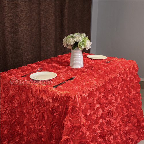 50’×80’丨3D Rosette Tablecloth with 6Colors