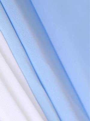Chiffon Wedding Arch Draping Fabric Baby Blue 29X19Ft 2 Panels Tulle Fabric  Dra