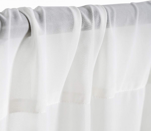 WHITE Wedding Arch Draping Fabric 21 Ft by 29 2 Panels Chiffon