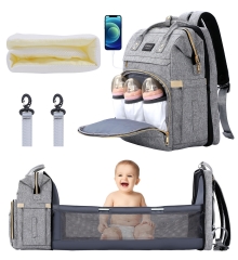 diaper bag with changing station