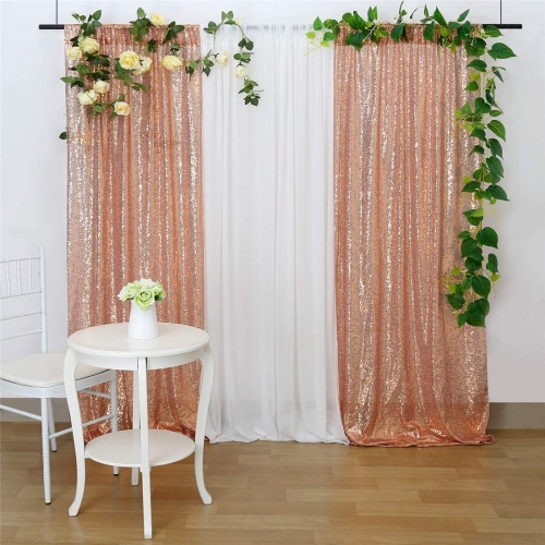 Wedding Arch Draping Fabric 6 Yards Chiffon Drapes 2 Panels Backdrop ...