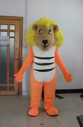 The king Lion custom cartoon character mascot costume