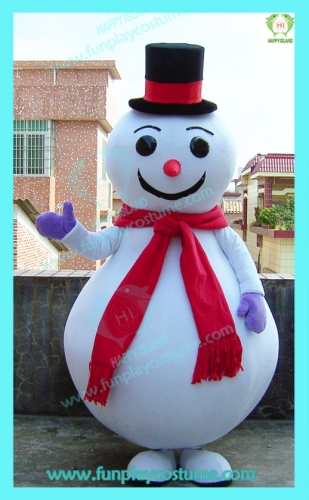 Christmas snowman mascot costume for man