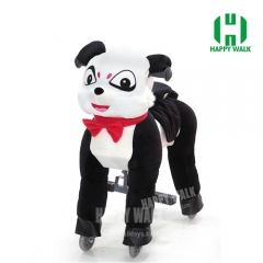 Panda Pony Walking Animal plush ride on horse toy for playground