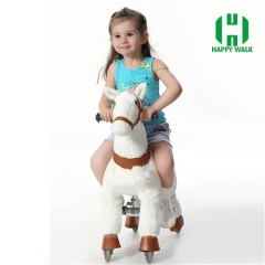 Walking Animal plush ride on horse toy for playground