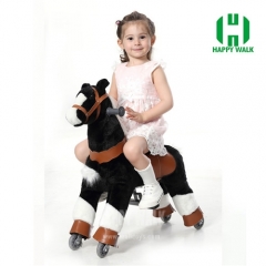 Walking Animal plush ride on horse toy for playground