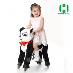 Panda Pony Walking Animal plush ride on horse toy for playground