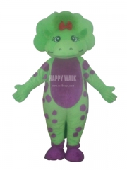 Barney Plush Movie Character Cartoon Mascot Costume for Adult