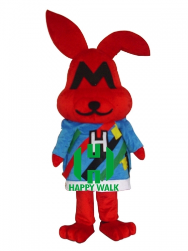 Rabbit Character cosplay Custom Adult Walking Fur Human Animal Party Plush Movie Character Cartoon Mascot Costume for Adult Sh