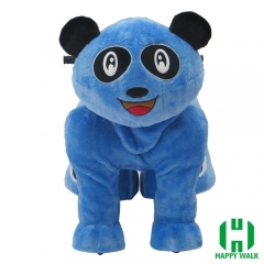 Panda Wild Animal Electric Walking Animal Ride for Kids Plush Animal Ride On Toy for Playground