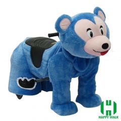 Little Monkey Electric Walking Animal Ride for Kids Plush Animal Ride On Toy for Playground