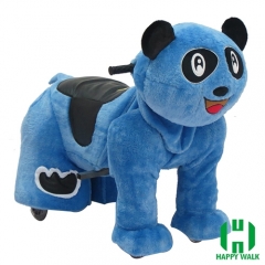 Panda Wild Animal Electric Walking Animal Ride for Kids Plush Animal Ride On Toy for Playground