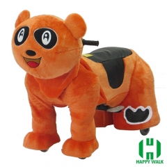 Panda Wild Animal Electric Walking Animal Ride for Kids Plush Animal Ride On Toy for Playground