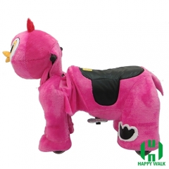 Little Chicken Electric Walking Animal Ride for Kids Plush Animal Ride On Toy for Playground