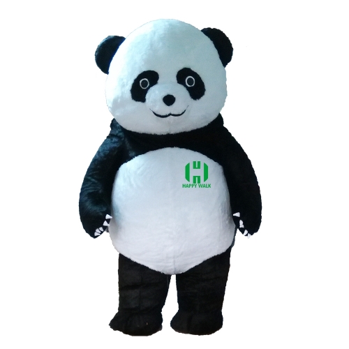 Panda Inflatable Plush Movie Character Cartoon Mascot Costume for Adult