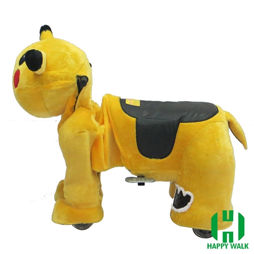 pikachu walking toy