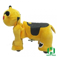 Pikachu Electric Walking Animal Ride for Kids Plush Animal Ride On Toy for Playground