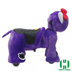 Kitty Cat Electric Walking Animal Ride for Kids Plush Animal Ride On Toy for Playground