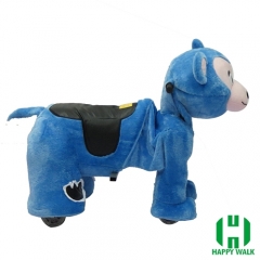 Little Monkey Electric Walking Animal Ride for Kids Plush Animal Ride On Toy for Playground