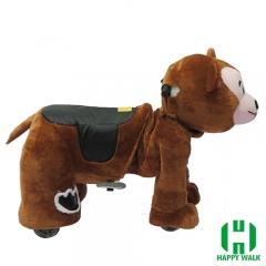 Little Monkey Electric Walking Animal Ride for Kids Plush Animal Ride On Toy for Playground