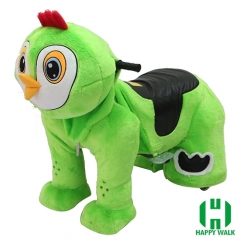 Little Chicken Electric Walking Animal Ride for Kids Plush Animal Ride On Toy for Playground